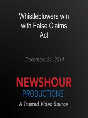 cover image of Whistleblowers win with False Claims Act